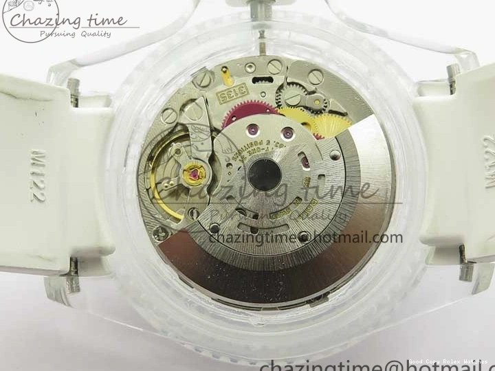 AAA Replica Watches Strap Fruit 3AF FreshLook 2620 Blue Submariner Phantomlab Rubber Transparent Dial Best Edition VR on White 1219